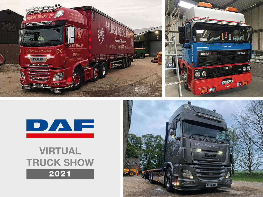 DAF virtual truck show winning trucks
